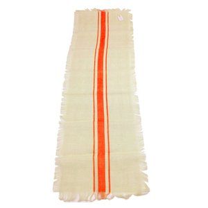 NWT Jute Table Runner Tangerine Stripe